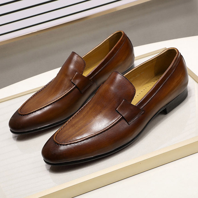 Men Formal Wear Brown - Autumn Summer Style Mens Loafers for