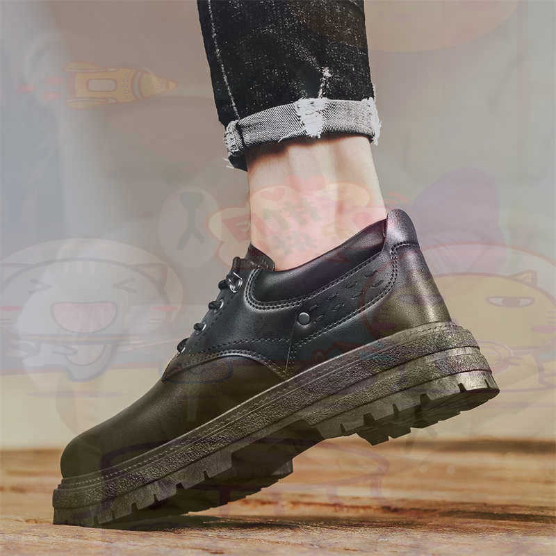 Formal Men Daily Wear Slippers - Dark Natural Leather Fashion Trainers Tennis
