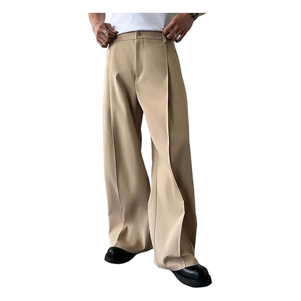 Men'S Formal Wear Accessories - Men's Solid Color Straight Leg Suit