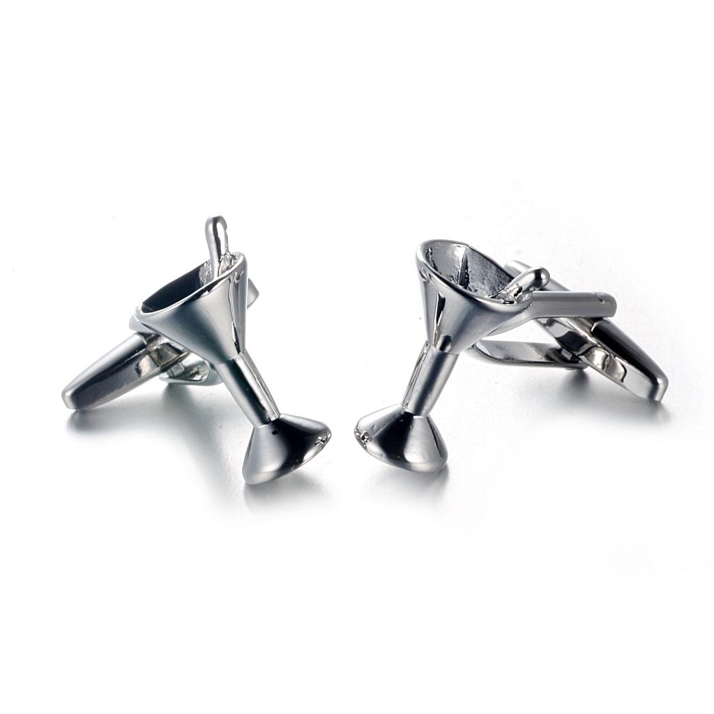 Mens Cufflinks Brass Silver Fa - Cufflinks Silver Set ulasan dan harga