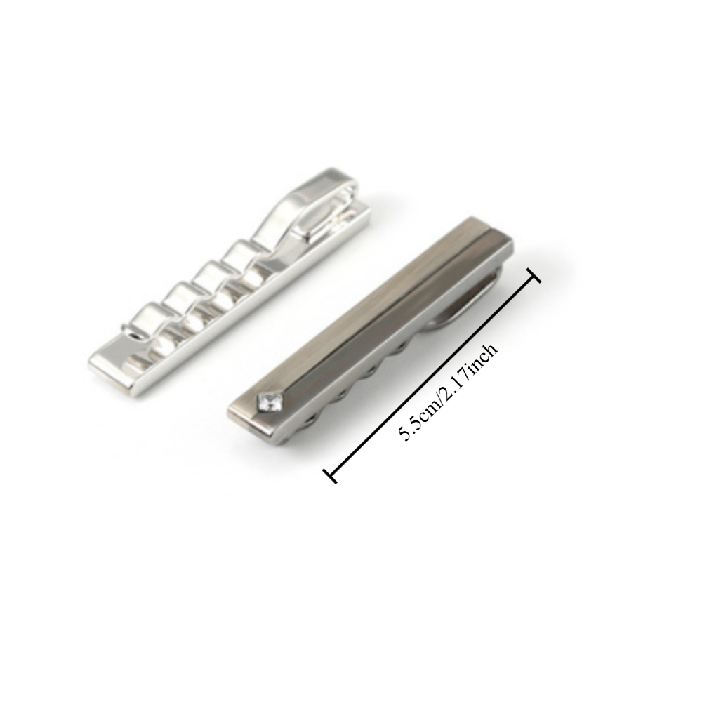 Simple Geometric Diamond Studd - Cufflinks Silver Set ulasan dan harga