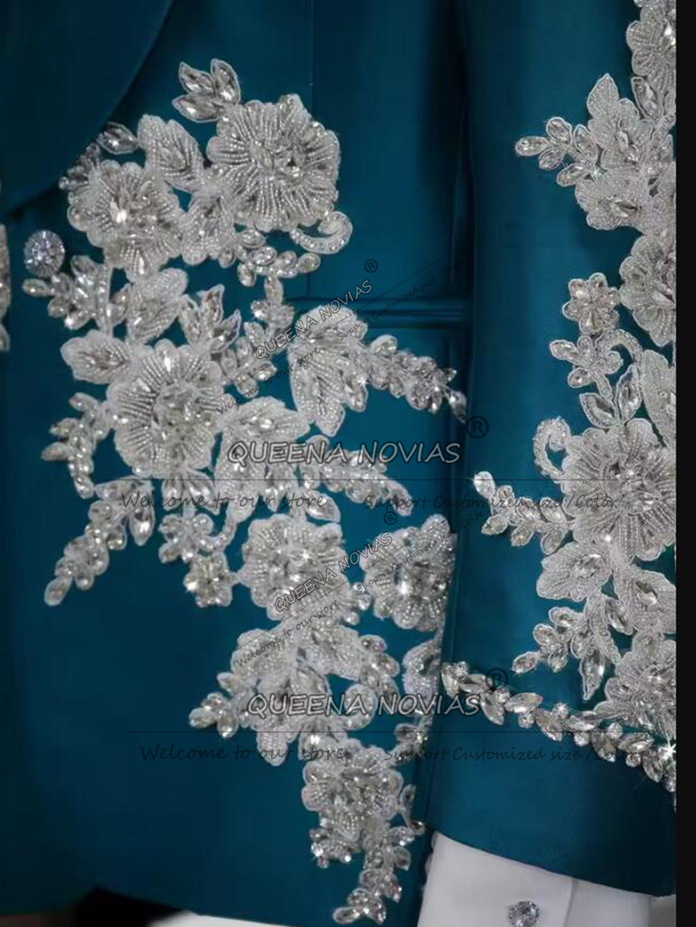 Exclusive Groom Wedding Suits  - Formal Wear Jersey For Men ulasan dan harga