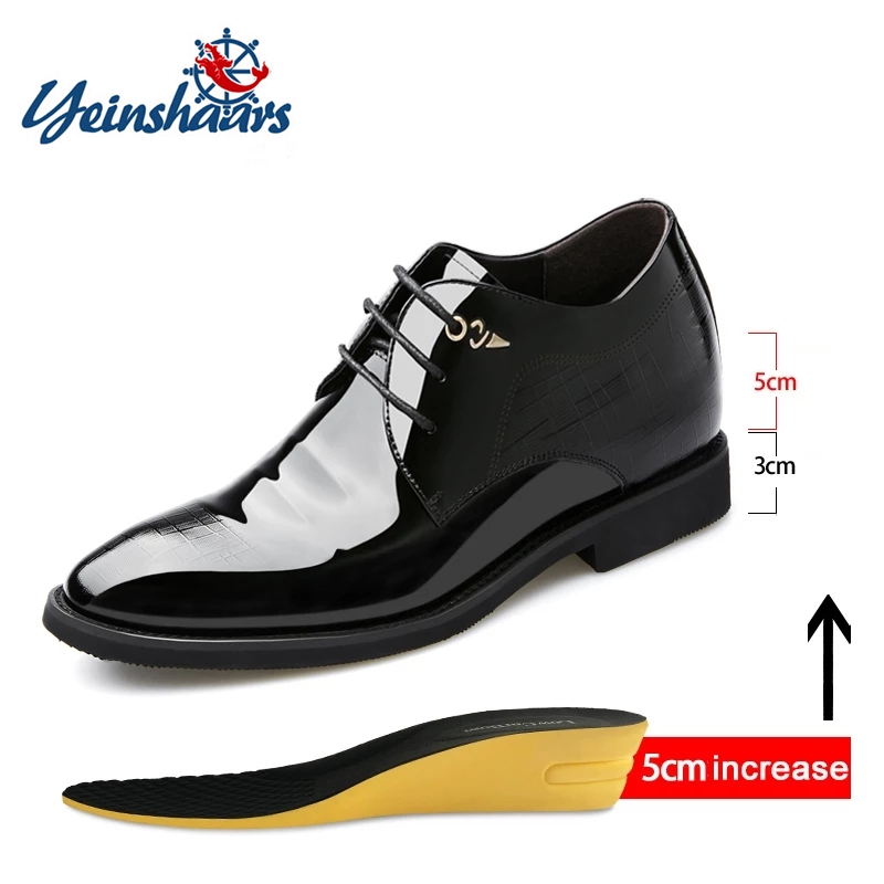 3/6/8 Cm Elevator Shoes Men Dr - Men'S Formal Wear Accessories ulasan dan harga