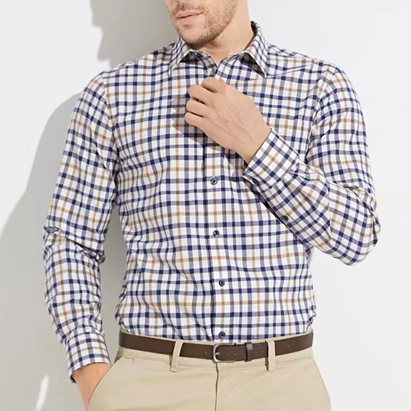 Men's long sleeve shirt pure c - Men Formal Wear Shirts ulasan dan harga