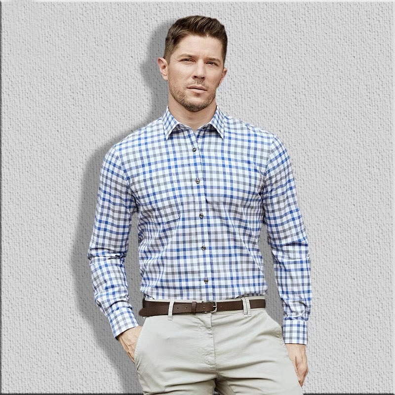 Men's long sleeve shirt pure c - Men Formal Wear Shirts ulasan dan harga