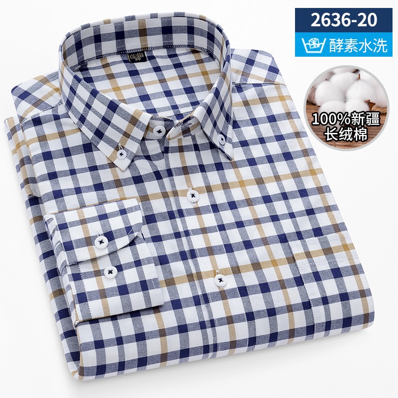 Men's long sleeve shirt pure c - Men Formal Wear Shirts ulasan dan harga