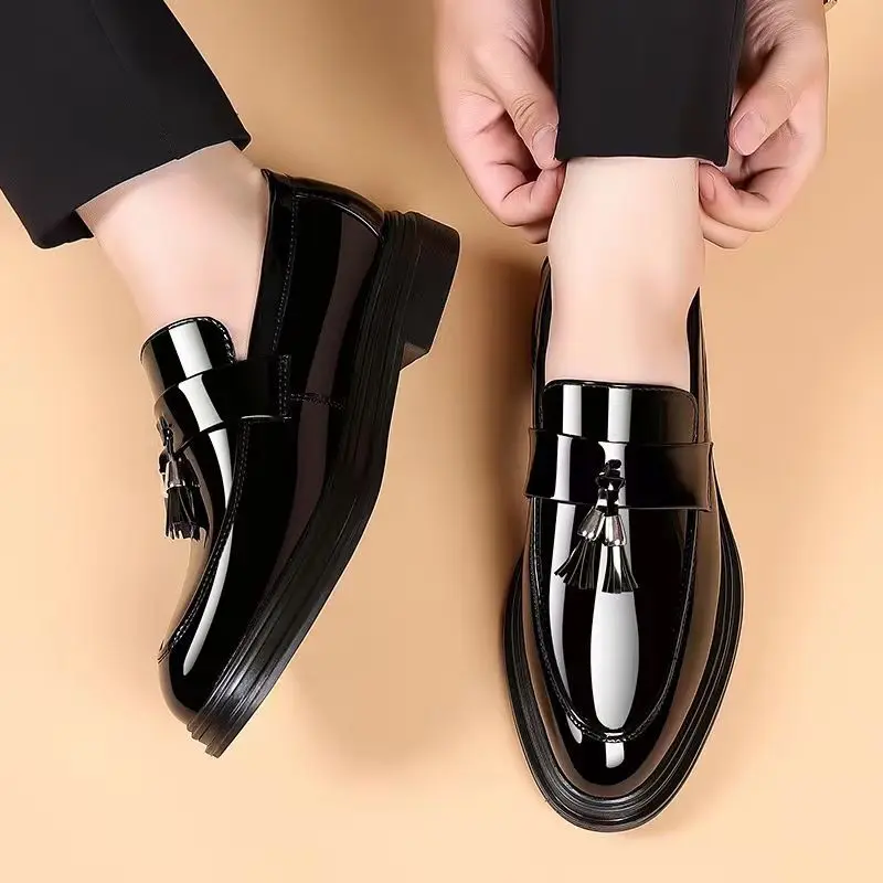 Black Social Shoe for Men Casu - Men'S Formal Wear Accessories ulasan dan harga
