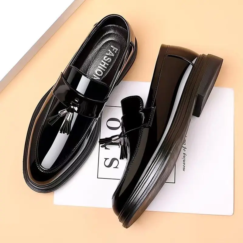 Black Social Shoe for Men Casu - Men'S Formal Wear Accessories ulasan dan harga