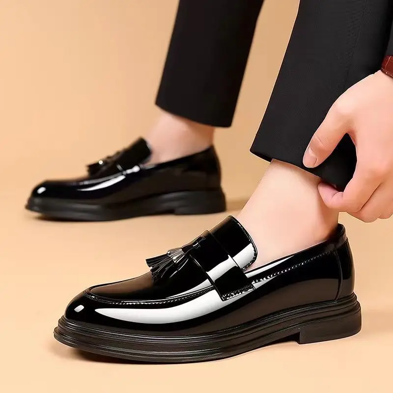 Black Social Shoe for Men Casu - Men'S Formal Wear Accessories ulasan dan harga
