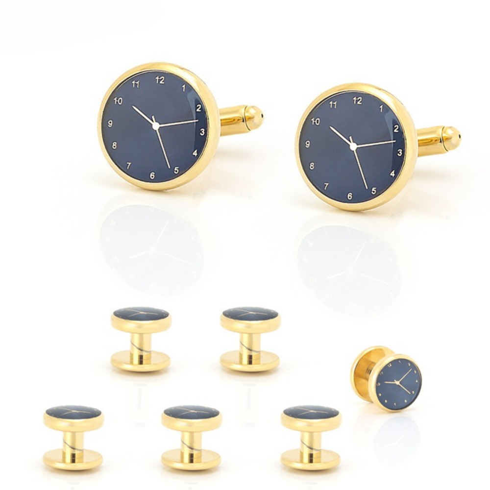 Time Aesthetics Gold Silver Cl - Cufflinks Silver Set ulasan dan harga