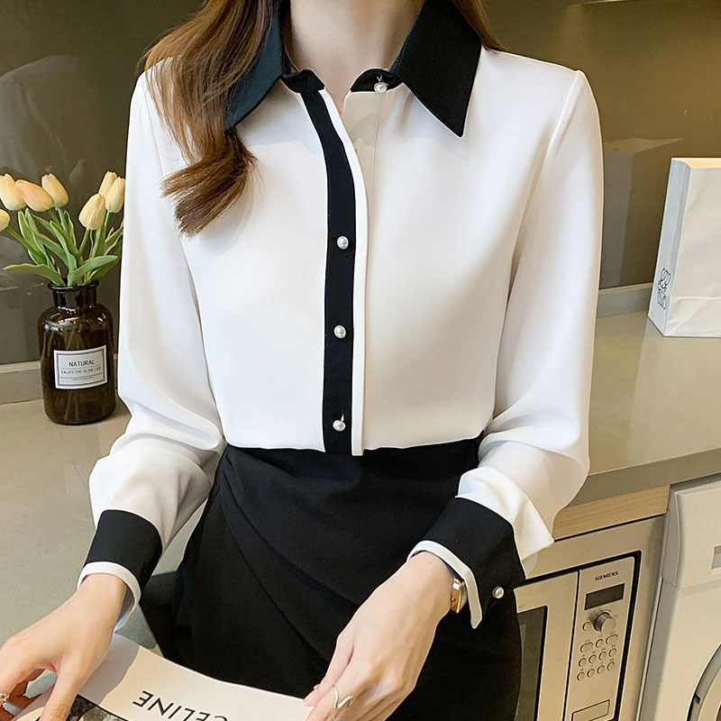 White Chiffon Shirt for Women  - Men'S Formal Wear Accessories ulasan dan harga