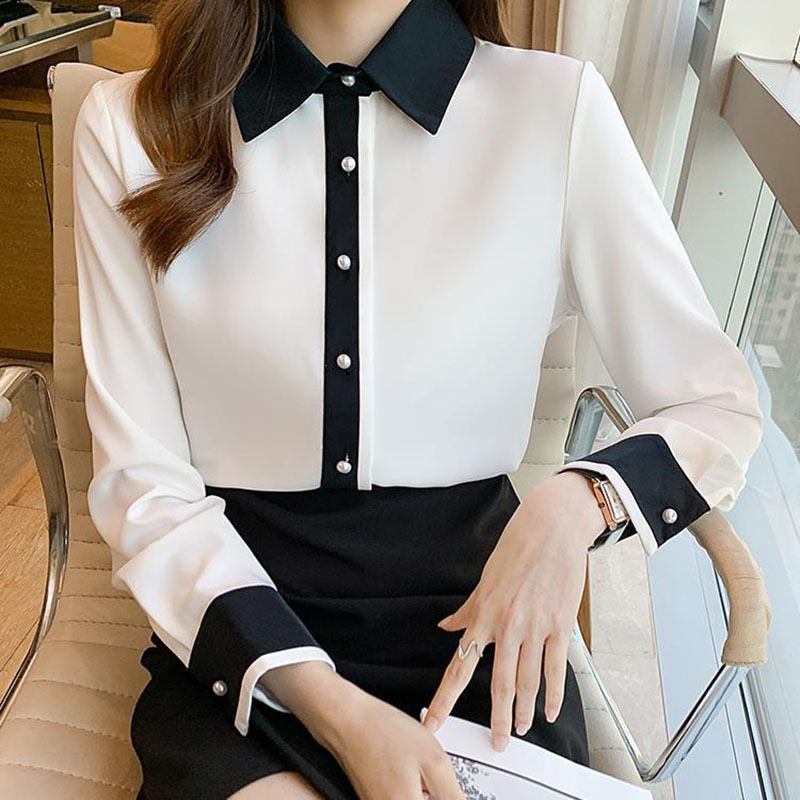 White Chiffon Shirt for Women  - Men'S Formal Wear Accessories ulasan dan harga