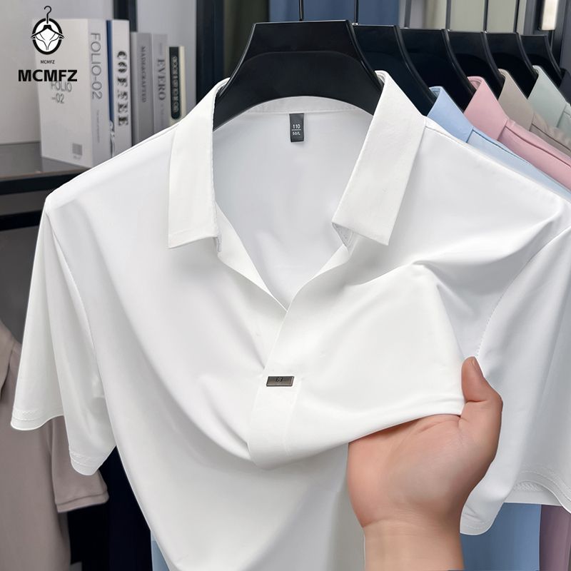 Simple Hidden Bar Fastener Men - Men Formal Wear Shirts ulasan dan harga