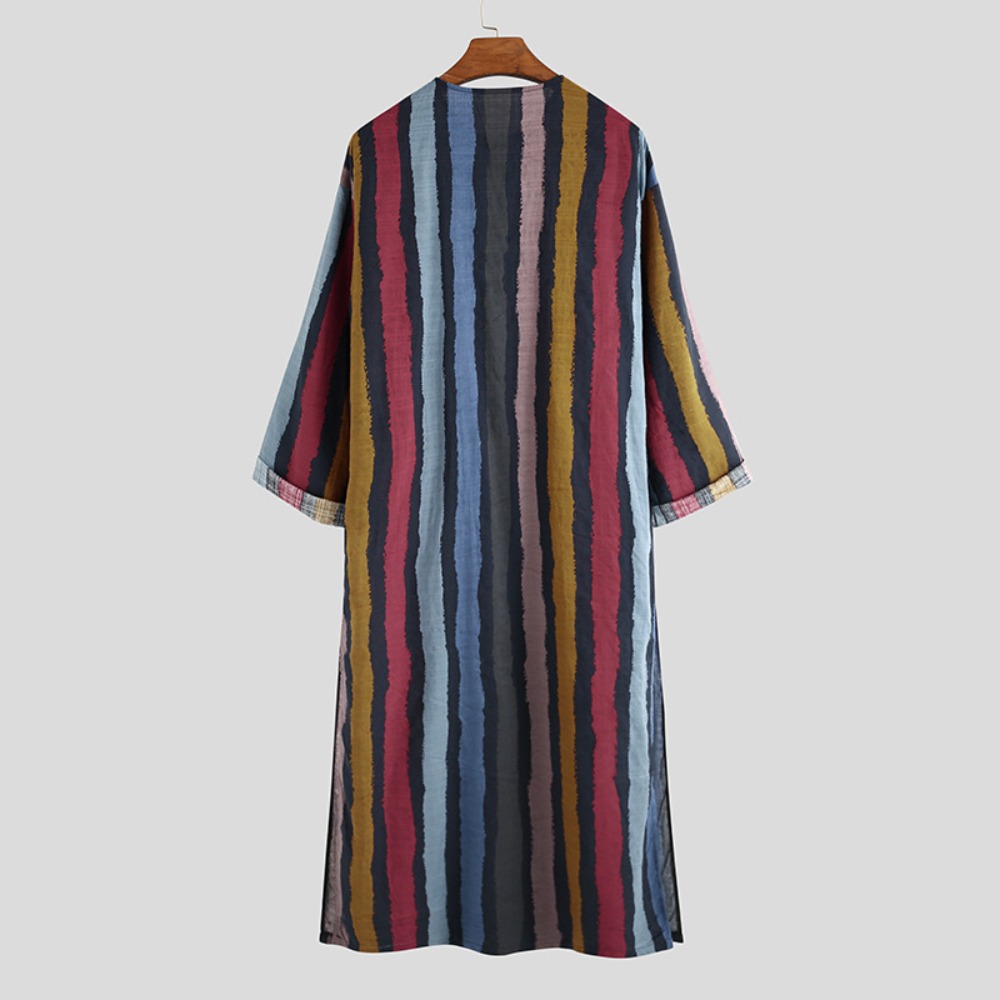 2026 New Striped Printed Musli - Men Formal Wear Shirts ulasan dan harga