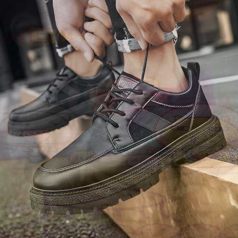 Dark Natural Leather Fashion T - Formal Men Daily Wear Slippers ulasan dan harga