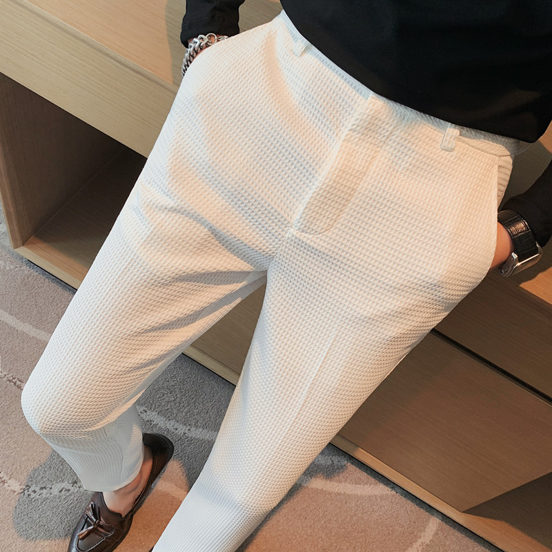 2024 Autumn New Waffle Stretch - Men'S Formal Wear Accessories ulasan dan harga