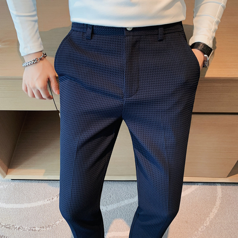 2024 Autumn New Waffle Stretch - Men'S Formal Wear Accessories ulasan dan harga