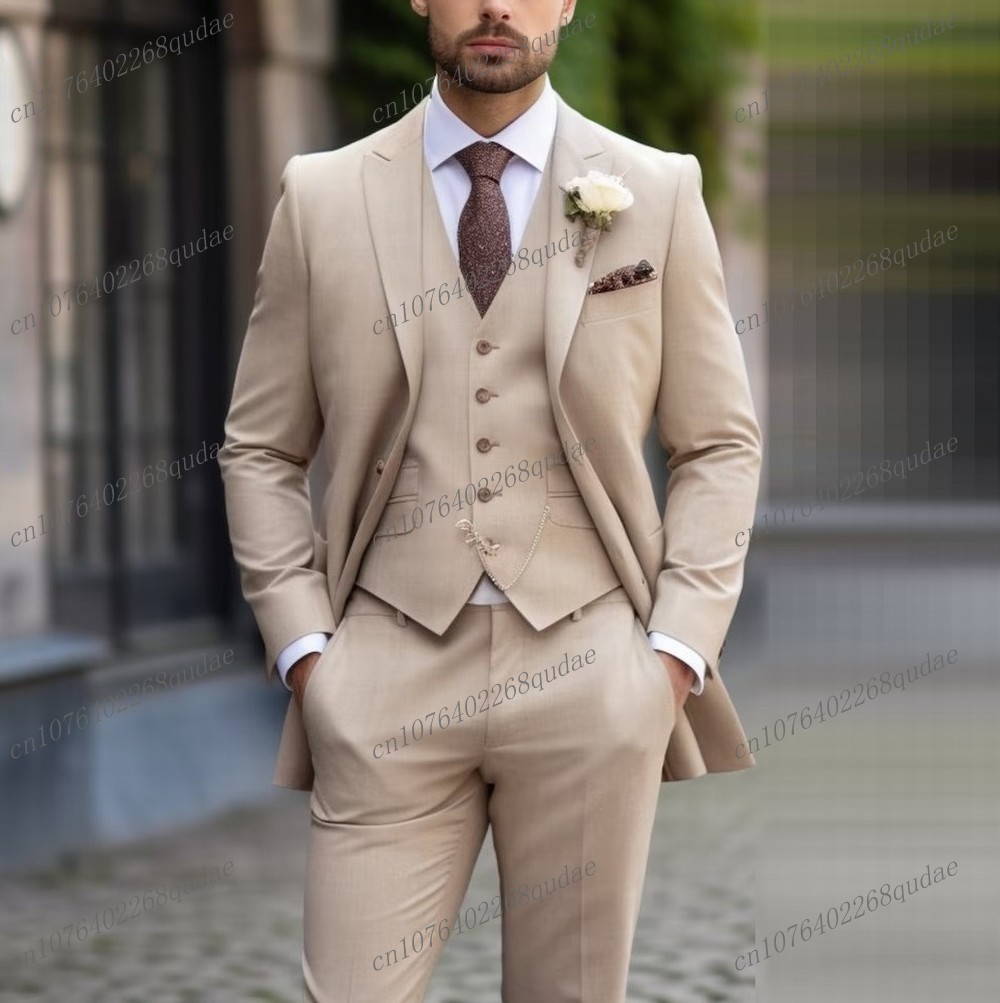 Brown Formal Occasion Men Suit - Formal Wear Jersey For Men ulasan dan harga