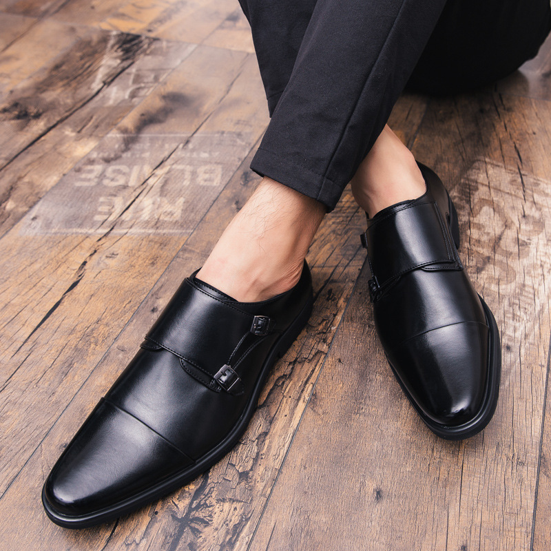 New Men Oxfords Shoes Black an - Men Formal Wear Brown ulasan dan harga