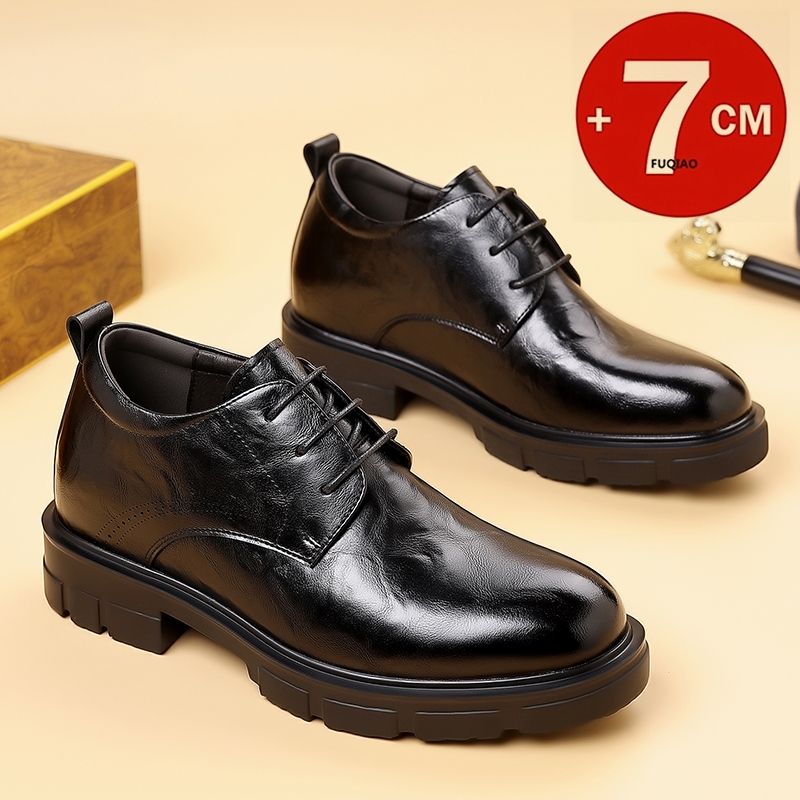 Men 7CM Elevator Business Shoe - Formal Men Daily Wear Slippers ulasan dan harga