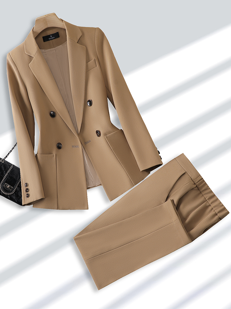 Fashion Ladies Pant Suit Forma - Men Formal Wear Shirts ulasan dan harga