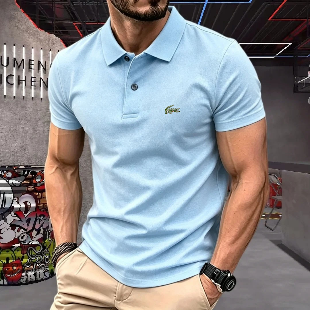Man Short-Sleeved Polo Shirt L - Men'S Formal Wear Accessories ulasan dan harga