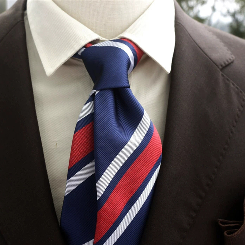 New Trendy Navy Brown Neckties - Men'S Formal Wear Ties ulasan dan harga