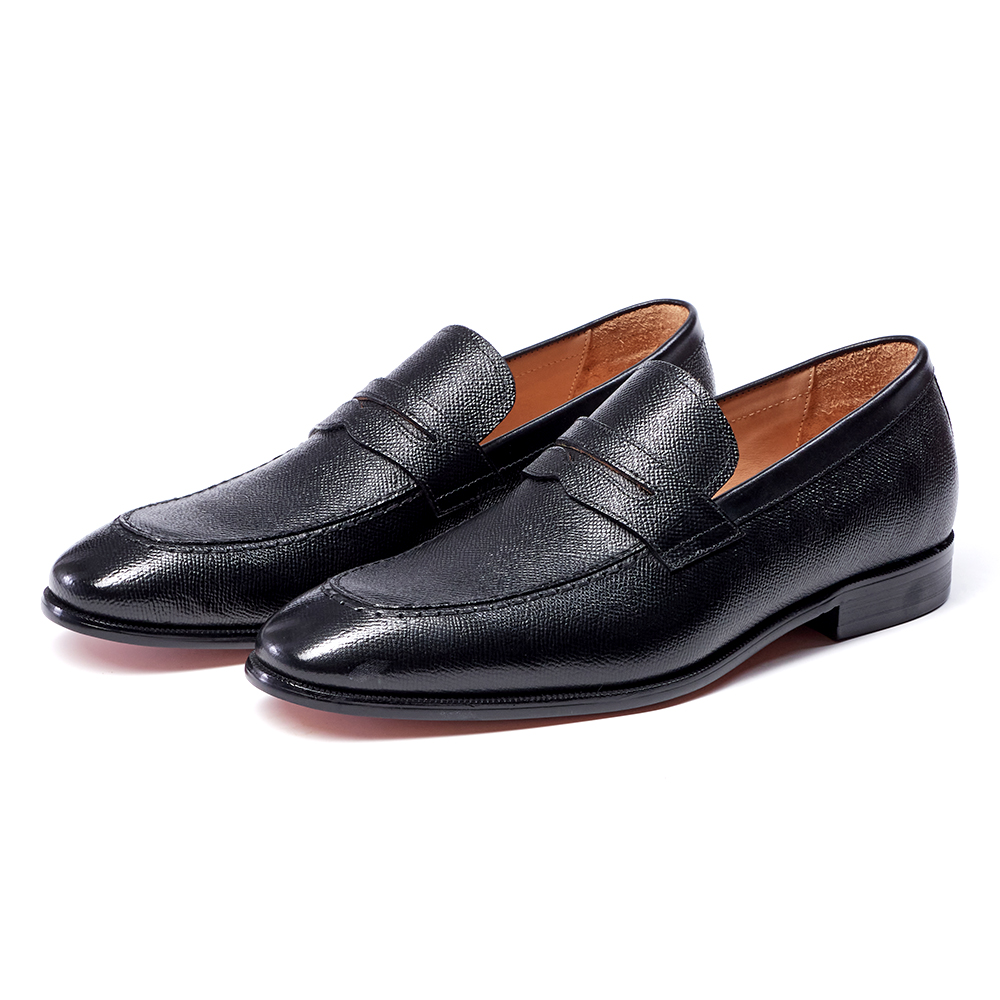 Luxury Slip On Dress Shoes Men - Men Formal Wear Brown ulasan dan harga