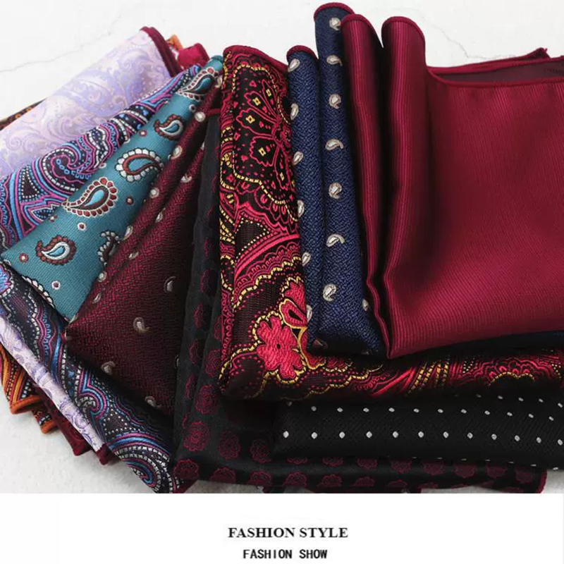 Classic Pasiley Pocket Square  - Men'S Formal Wear Accessories ulasan dan harga