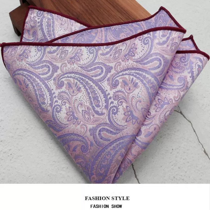 Classic Pasiley Pocket Square  - Men'S Formal Wear Accessories ulasan dan harga