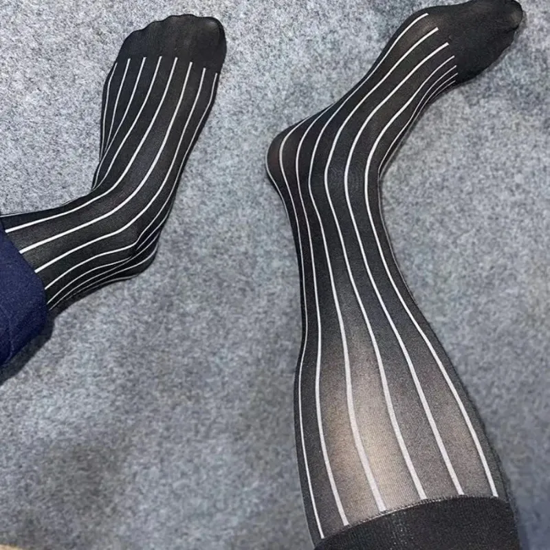 Men Striped Socks Man Ultra Th - Men'S Formal Wear Accessories ulasan dan harga