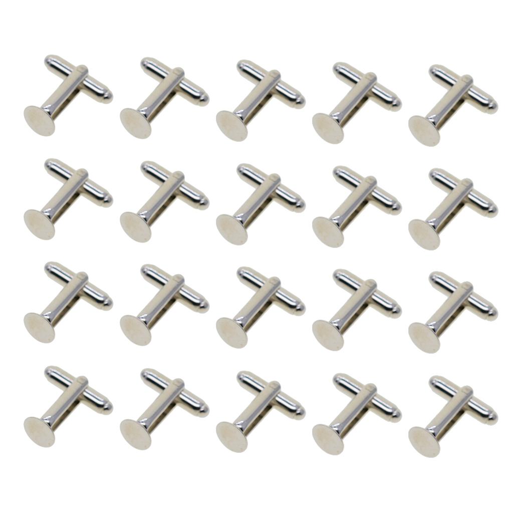 20Pc Silver Plate Cuff Links 8 - Cufflinks Silver Set ulasan dan harga