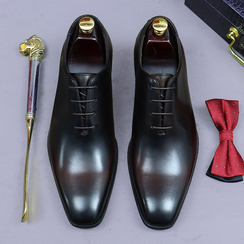 Designer Genuine Leather Mens  - Men Formal Wear Brown ulasan dan harga